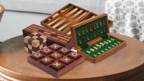 Handcrafted Wooden Games